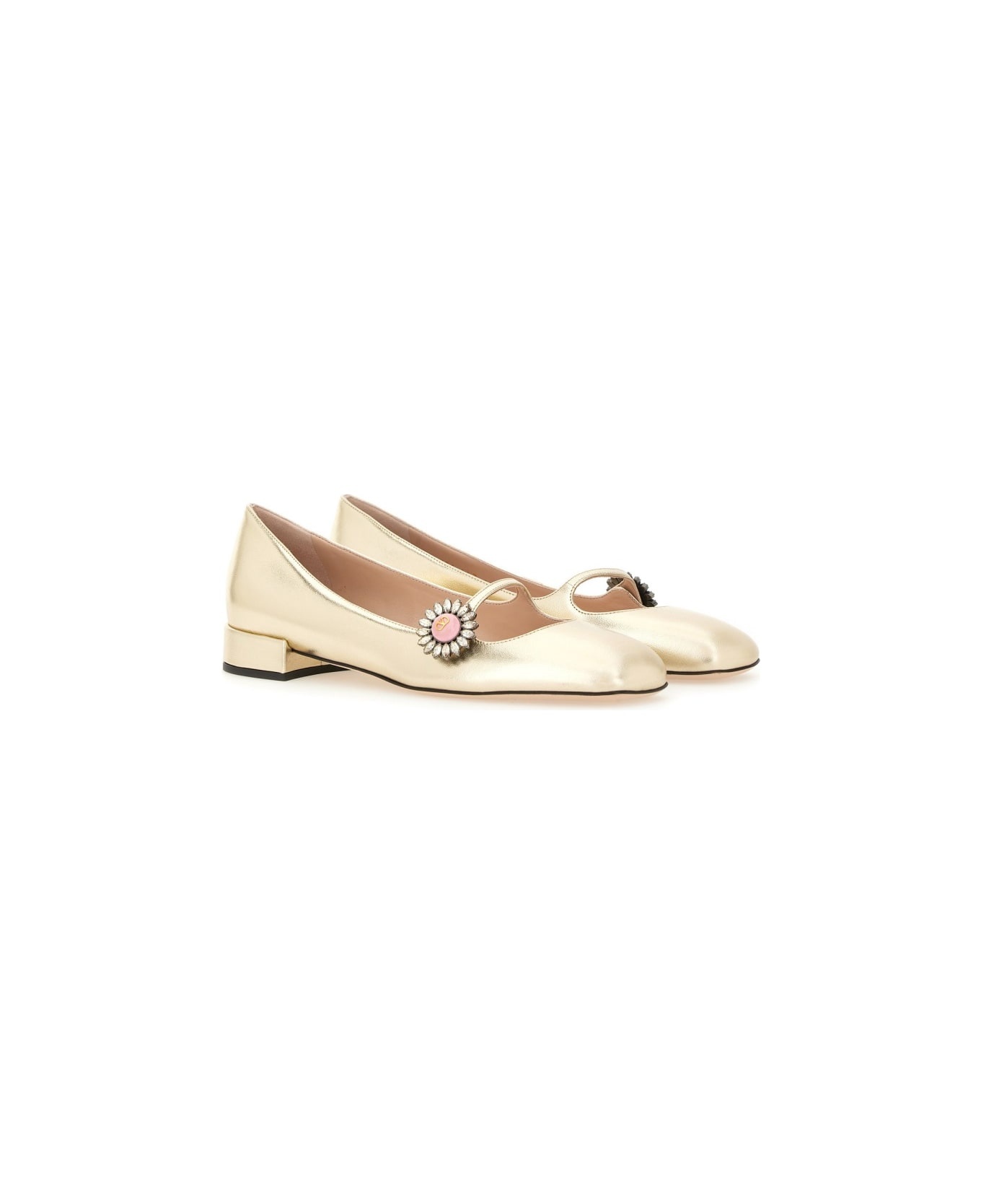 "mary-jane Preshoes" Ballerina In Kidskin - 2