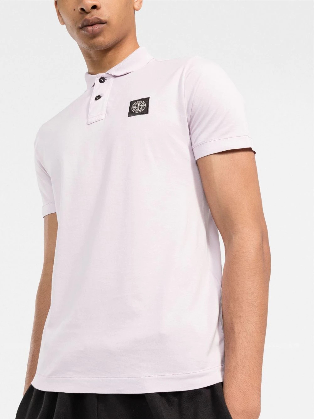 Compass logo short-sleeved polo shirt - 3