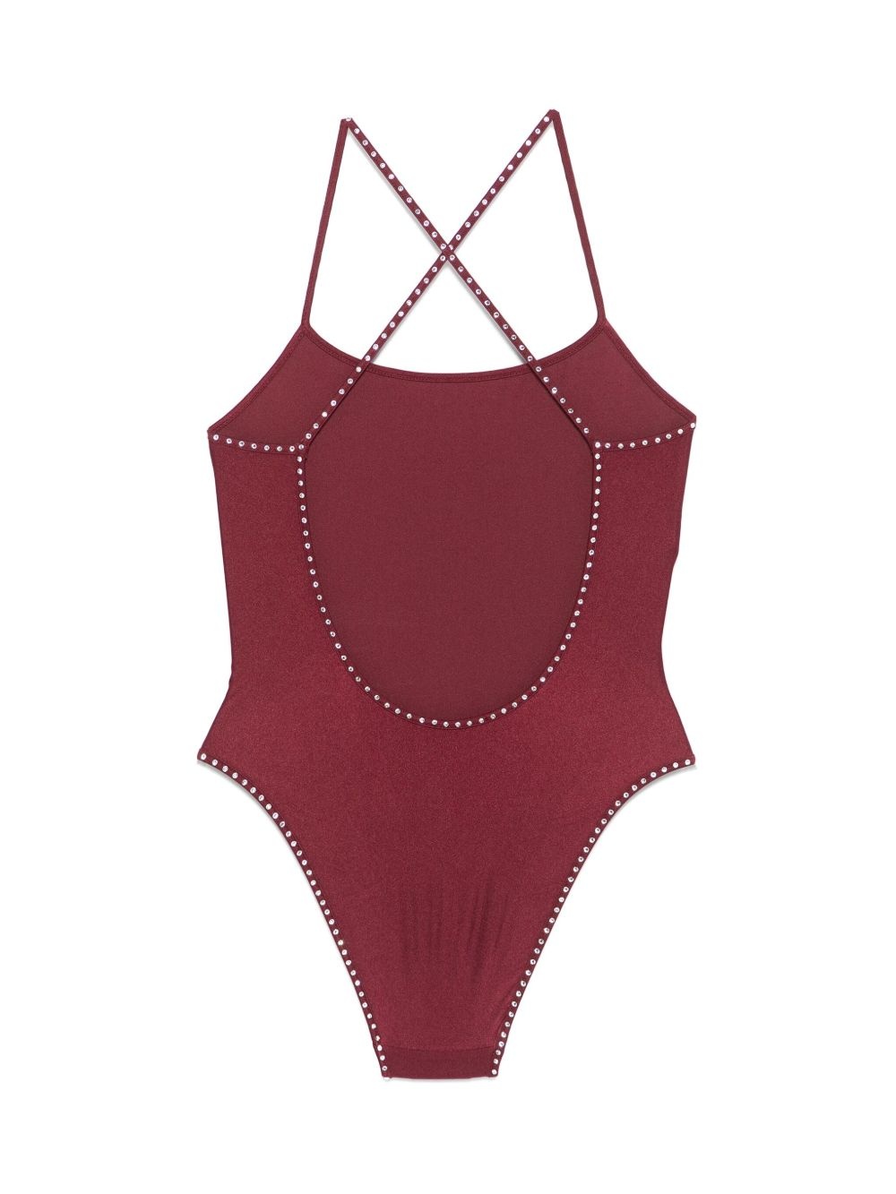 crystal-detail swimsuit - 2