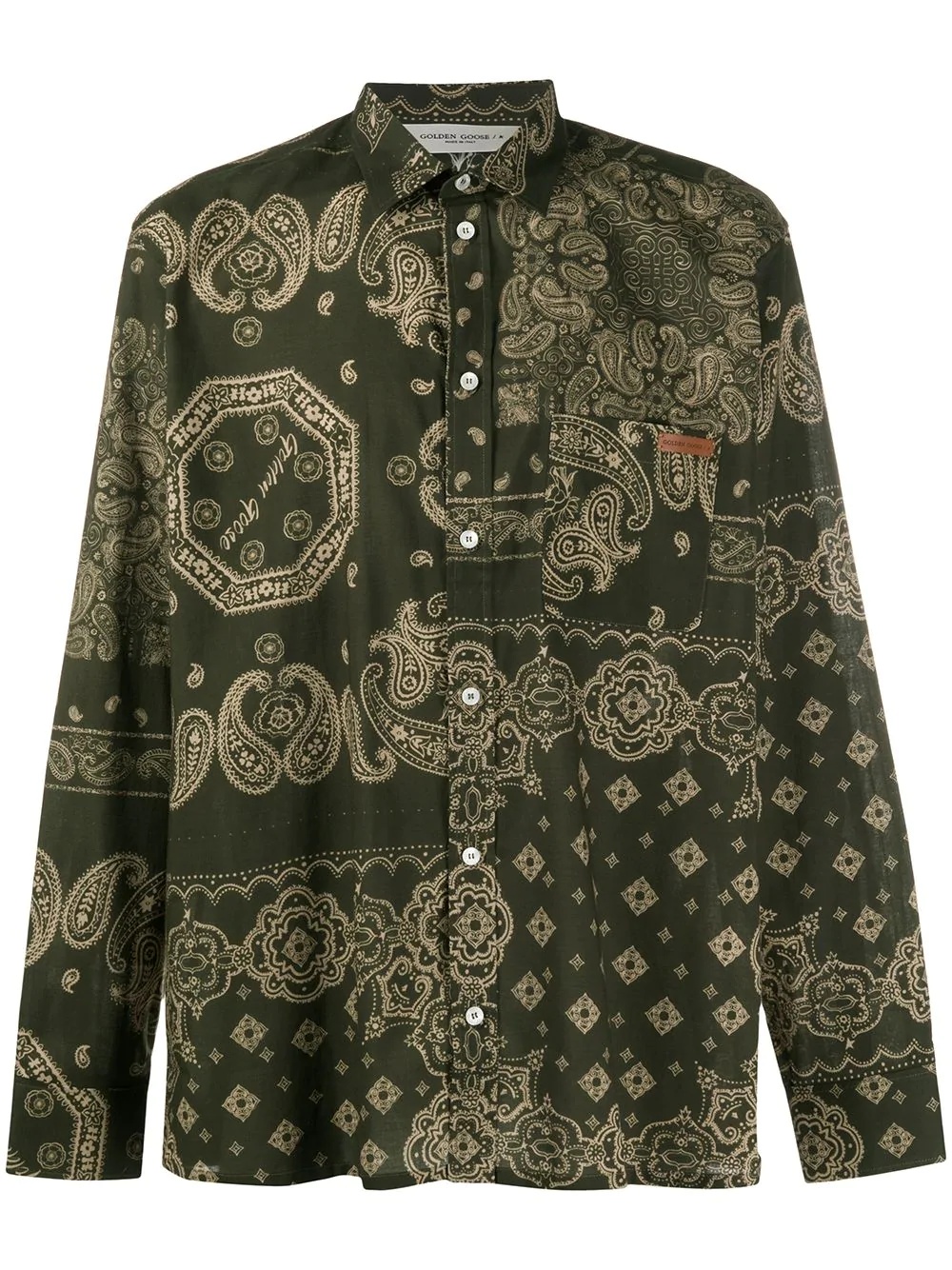 Houston bandana print shirt - 1