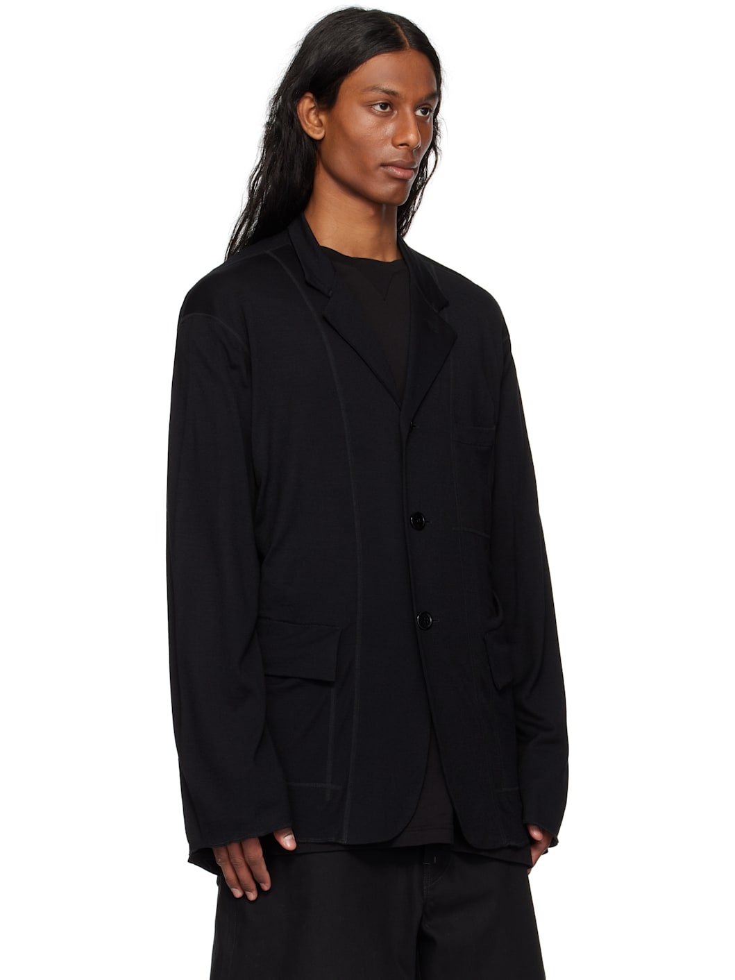 Black Pajama Blazer - 2