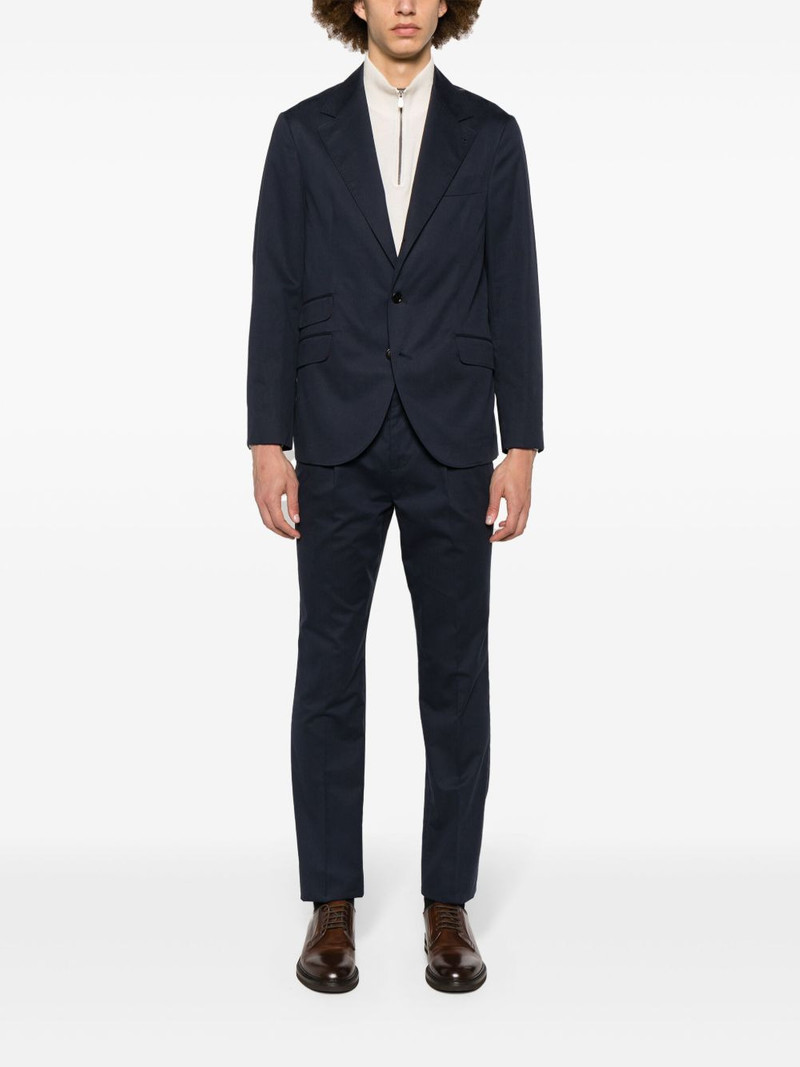 Brunello Cucinelli two-piece cotton-cashmere suit outlook
