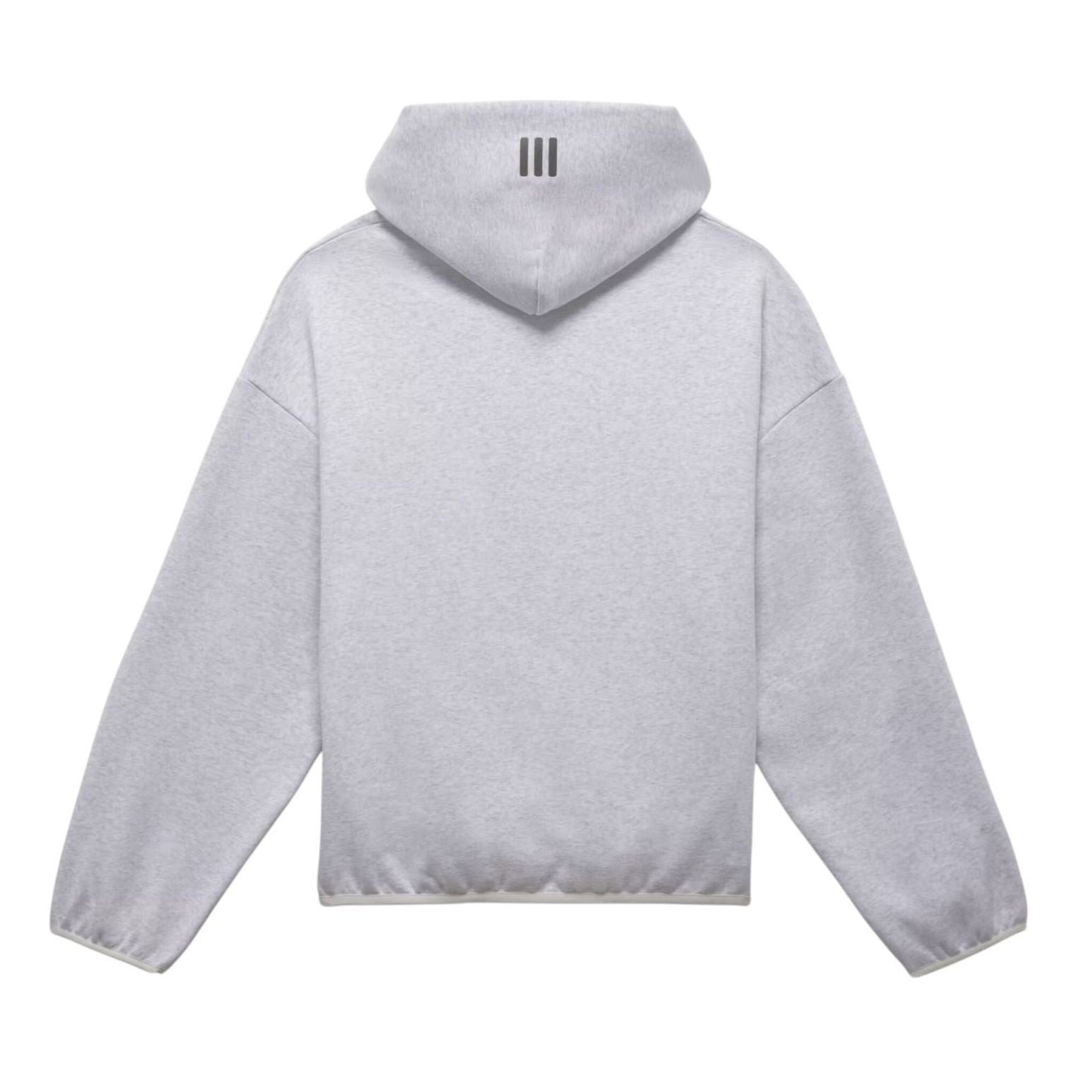 adidas x Fear of God Athletics Cotton Fleece Hoodie 'Light Grey Heather' JZ7366 - 2