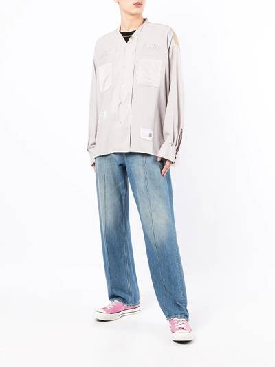 Maison MIHARAYASUHIRO spread-collar shirt outlook