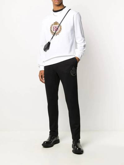 Dolce & Gabbana DG Crest print track pants outlook