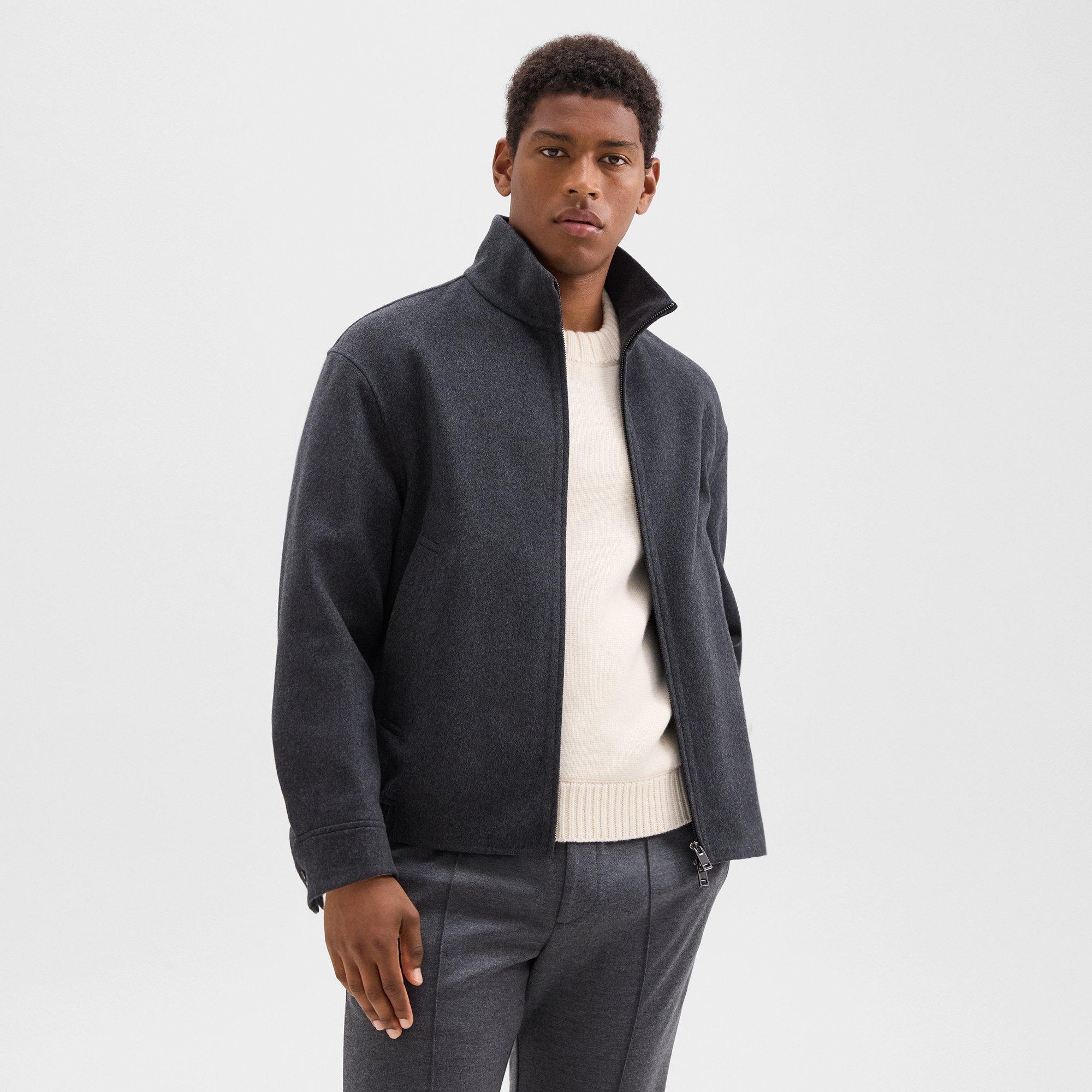 Straight Jacket in Double-Face Wool-Cashmere - 3
