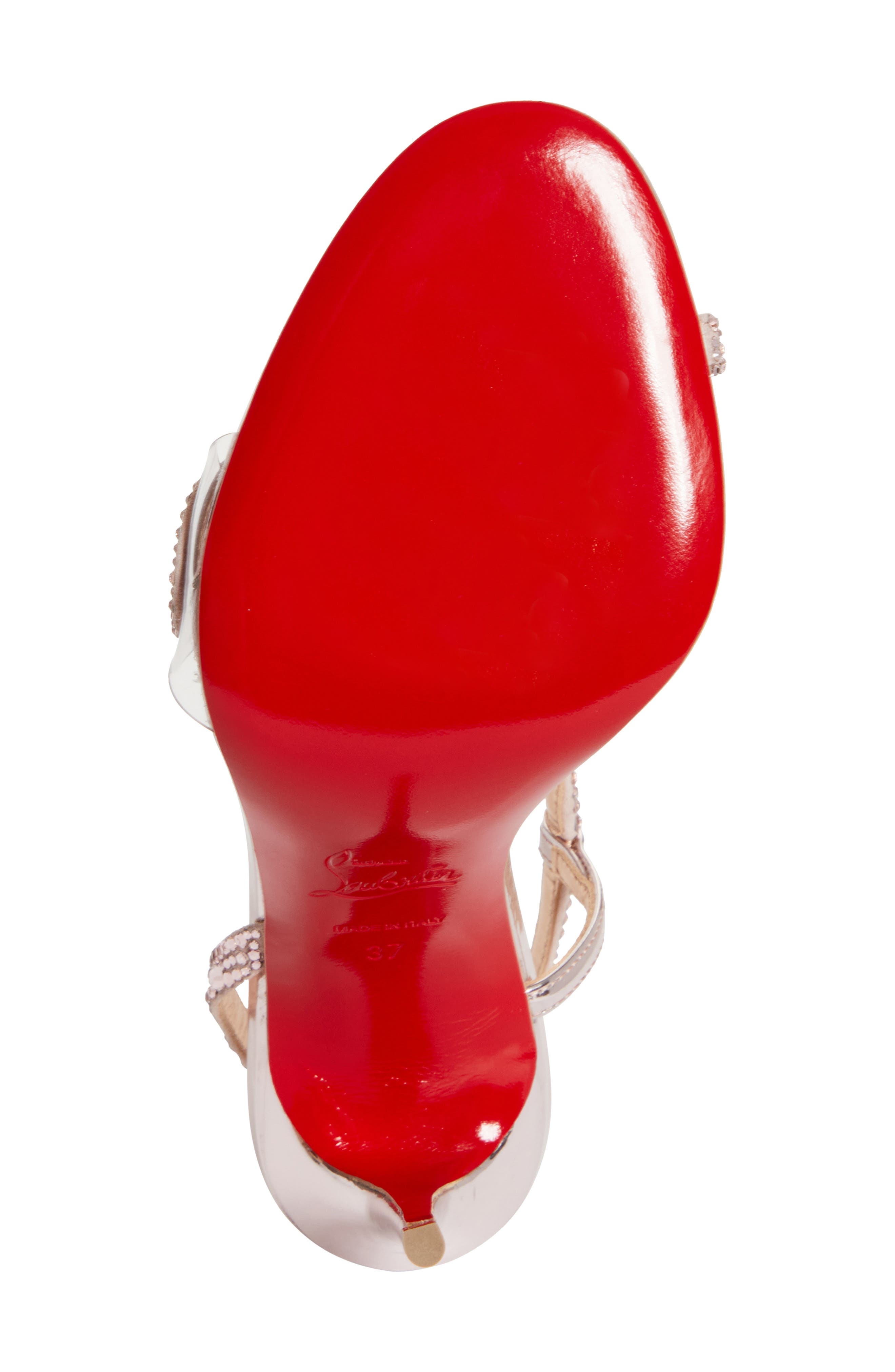 Christian Louboutin Rosalie Crystal Embellished Slingback Sandal in Vintage Rose at Nordstrom - 6