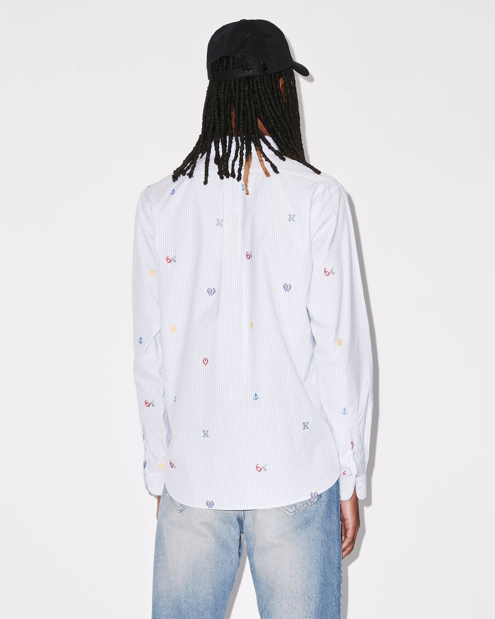'KENZO Pixel' striped casual shirt - 5