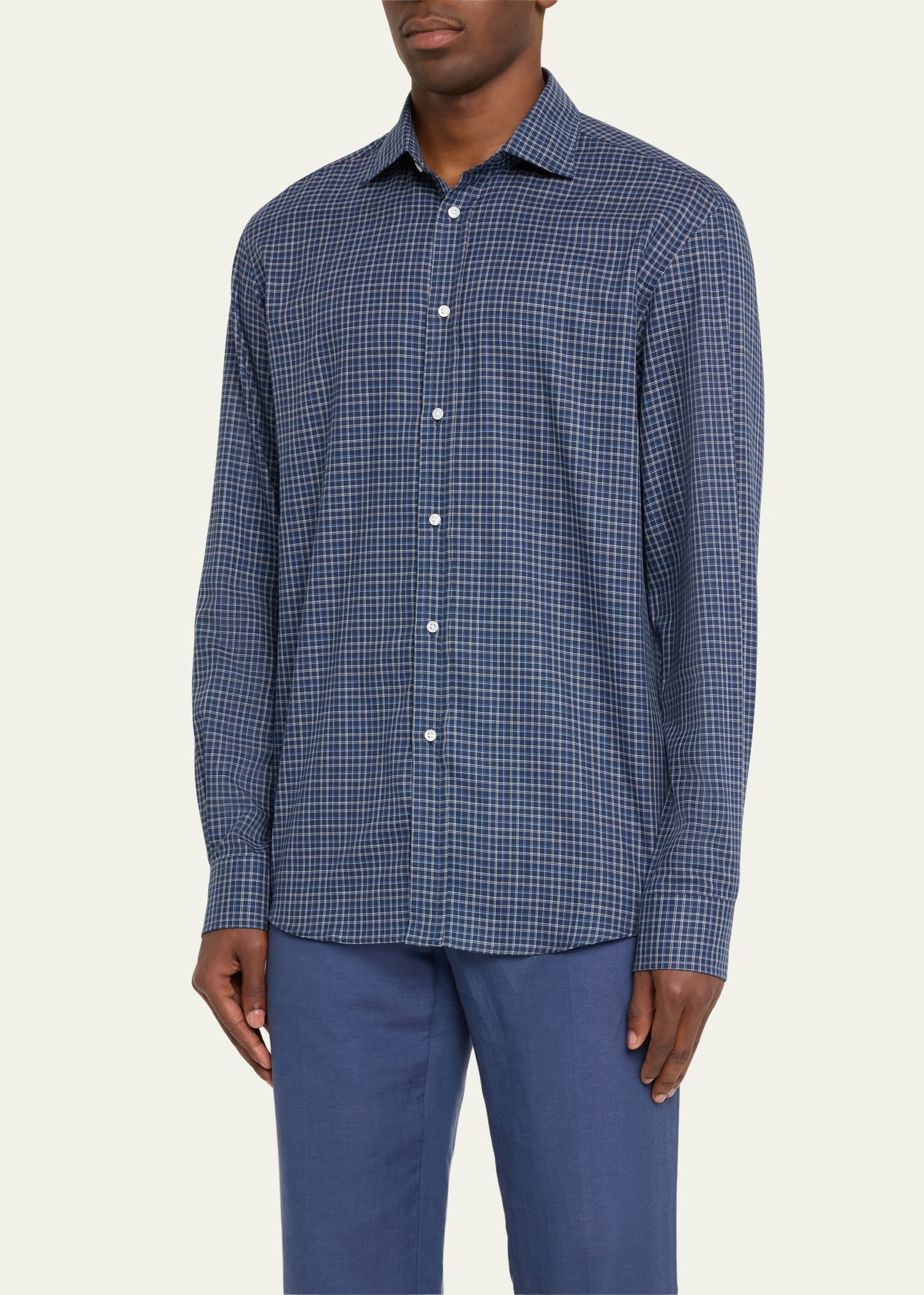 Men's Aston Double-Tattersal Flannel Shirt - 3