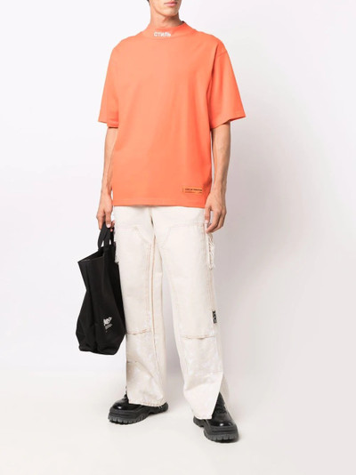 Heron Preston СТИЛЬ-slogan mock neck T-shirt outlook