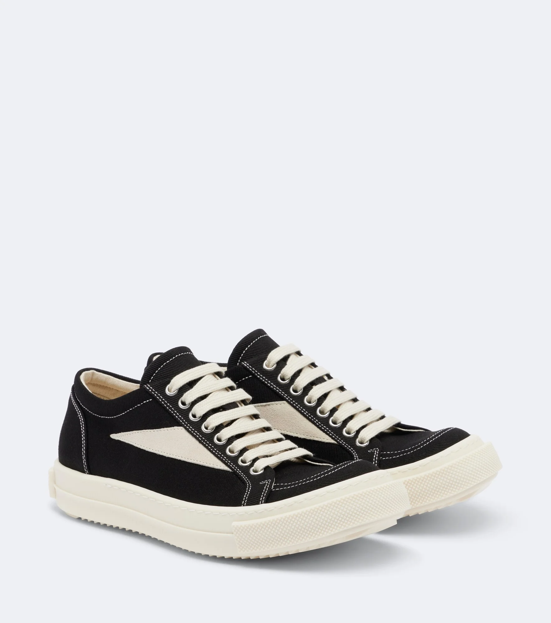DRKSHDW Vintage denim low-top sneakers - 1