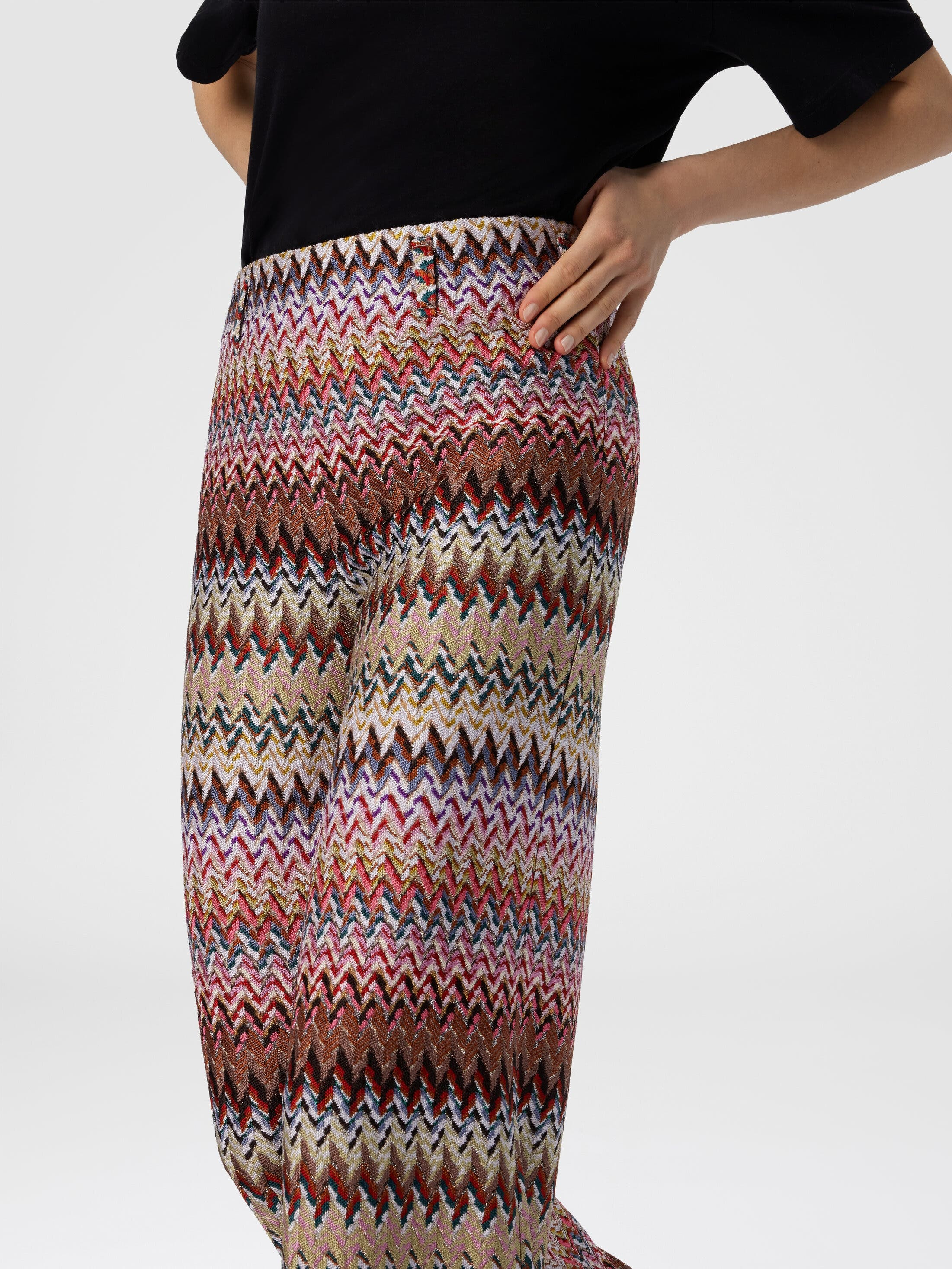 Missoni Flare Pants With Zigzag Pattern in Multicoloured at Nordstrom - 4
