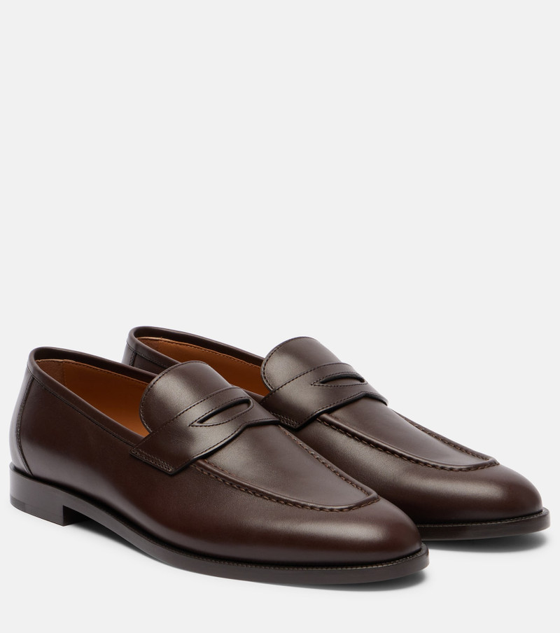 Sergio leather penny loafers 1