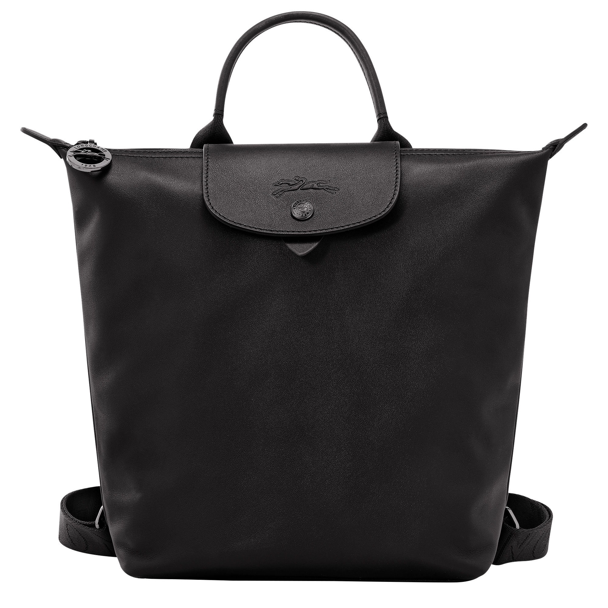 Le Pliage Xtra S Backpack Black - Leather - 1