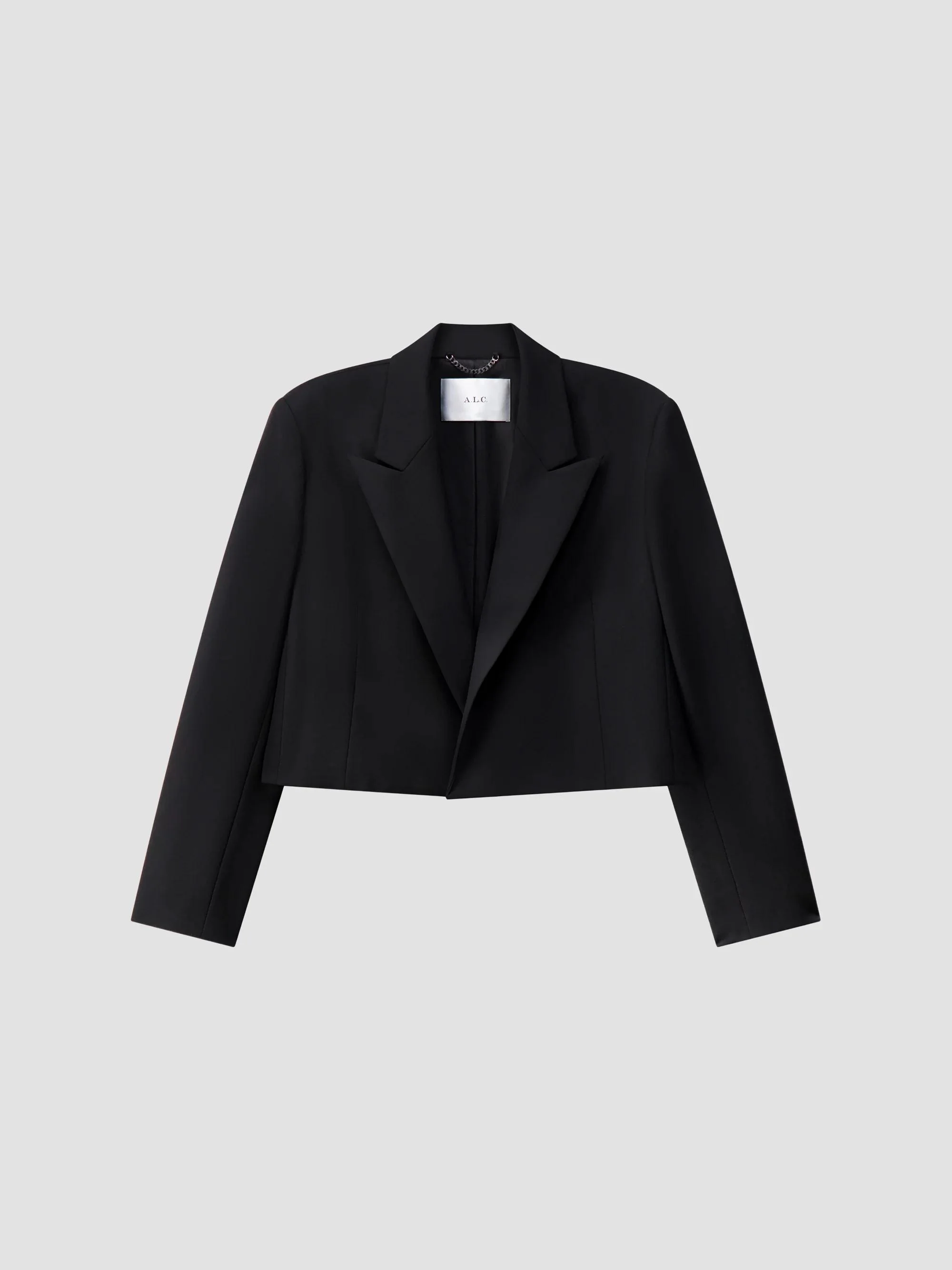 A. L.C. Women's Cass Wool-Blend Crop Jacket - Black - 1