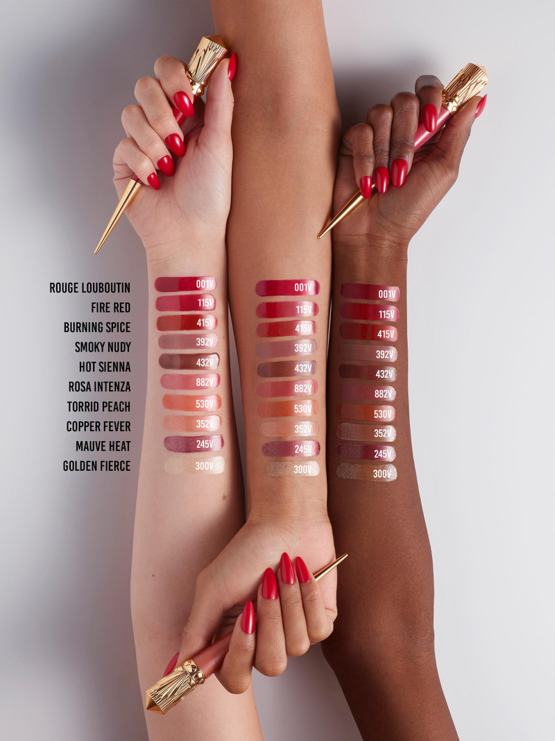Women's Rouge Stiletto Vinyl Gloss - Fire Red 6