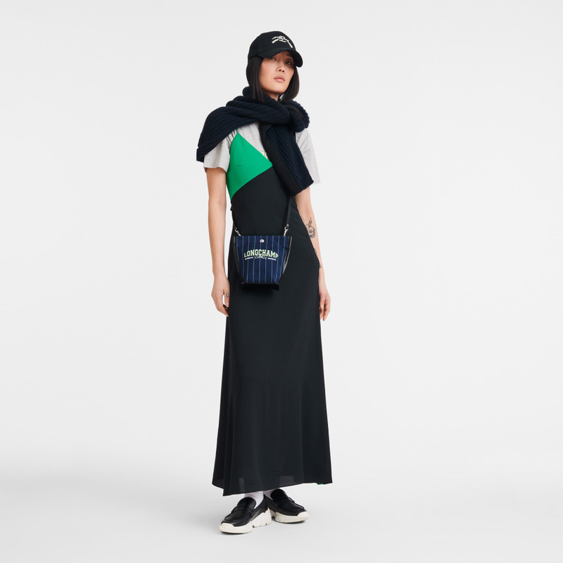 Longchamp Essential XS Crossbody bag Navy - Canvas outlook
