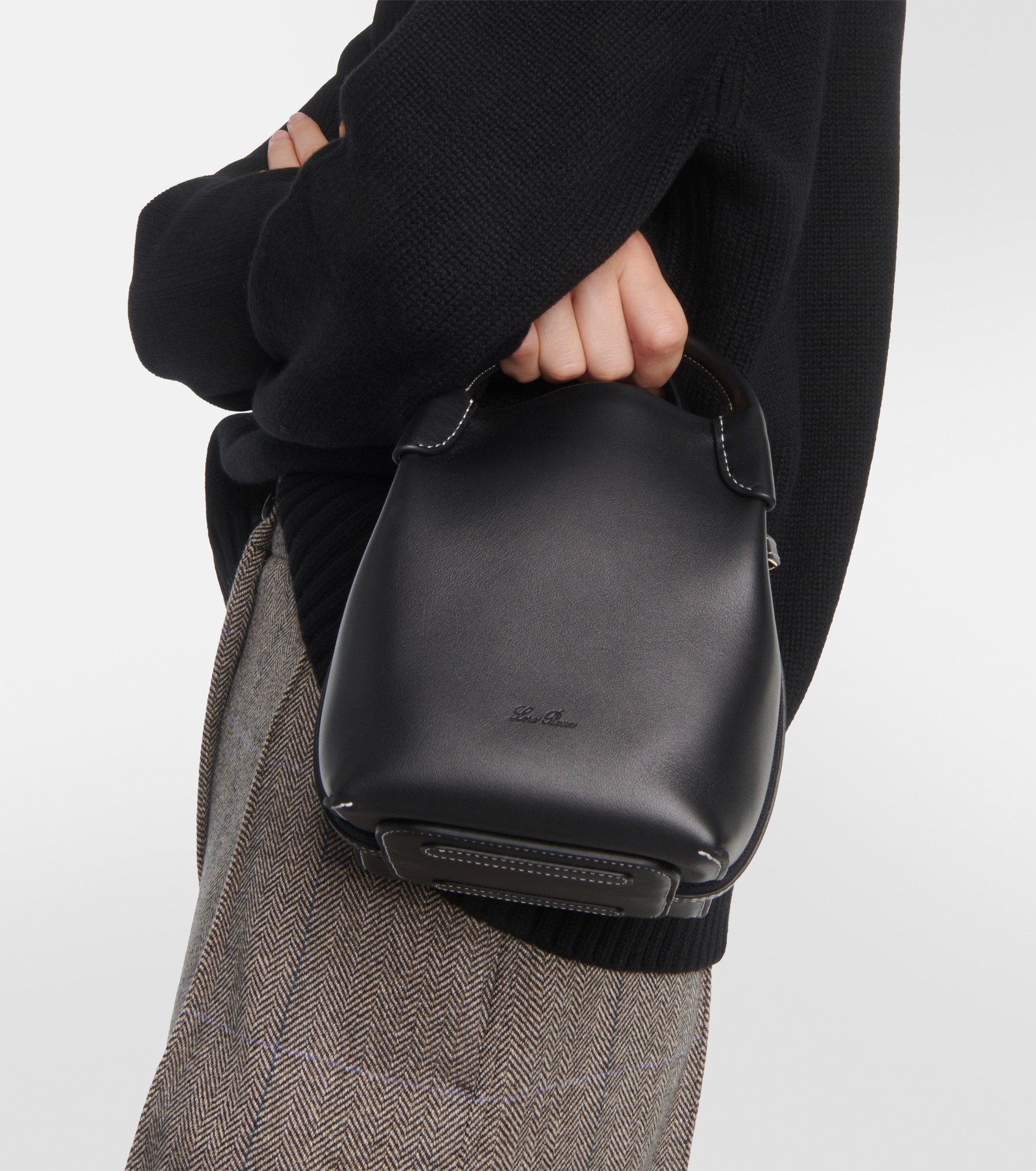 Bale Small leather bucket bag - 6