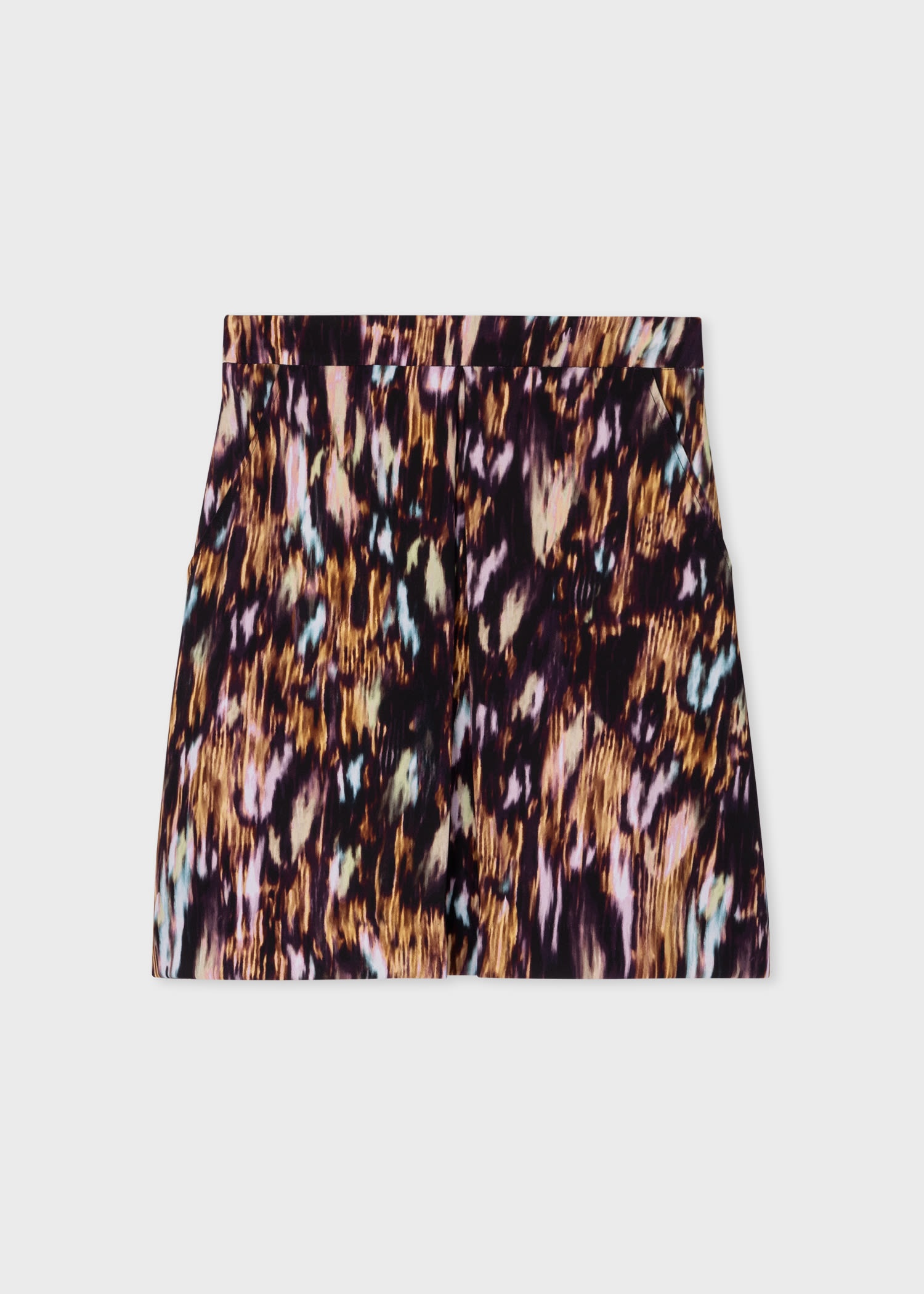 Black 'Bark' A Line Skirt - 1