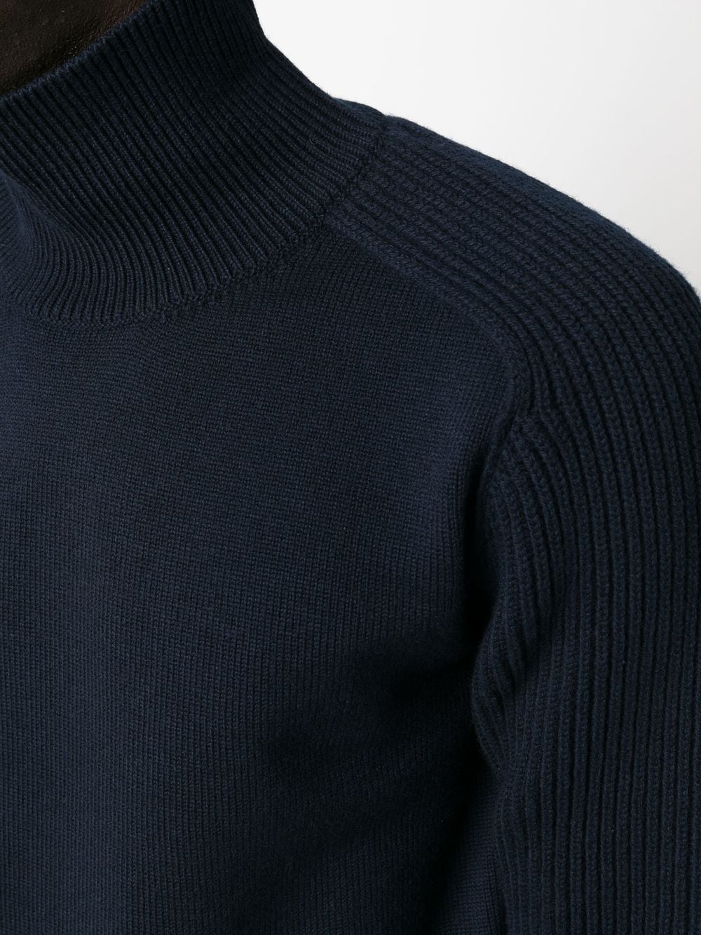 high-neck wool jumper - 5