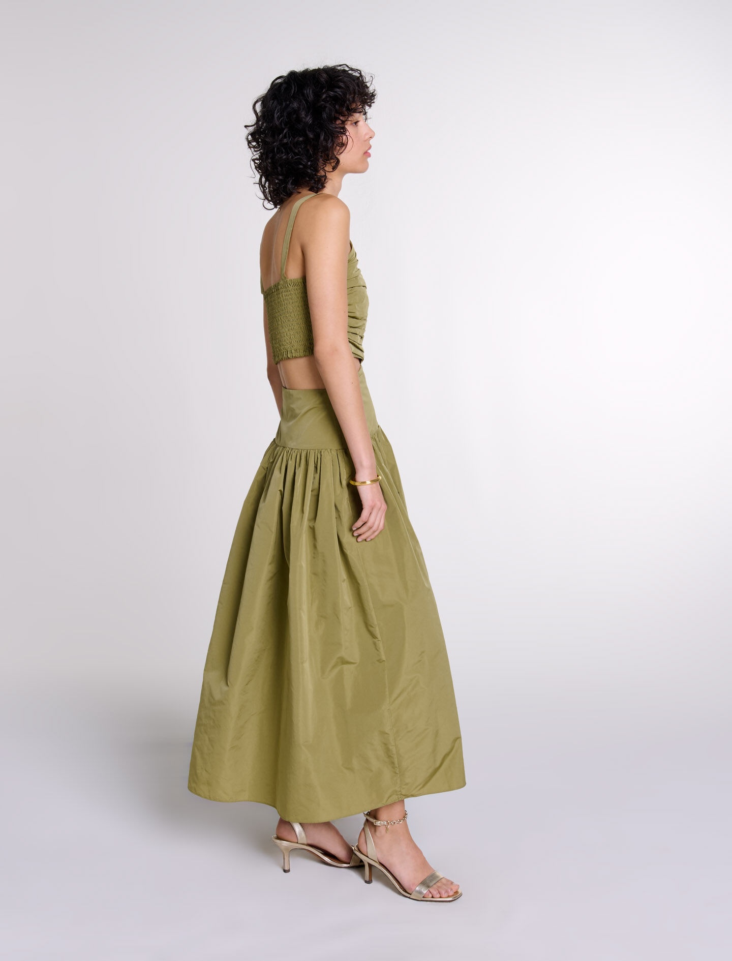 Cutaway taffeta dress - 3