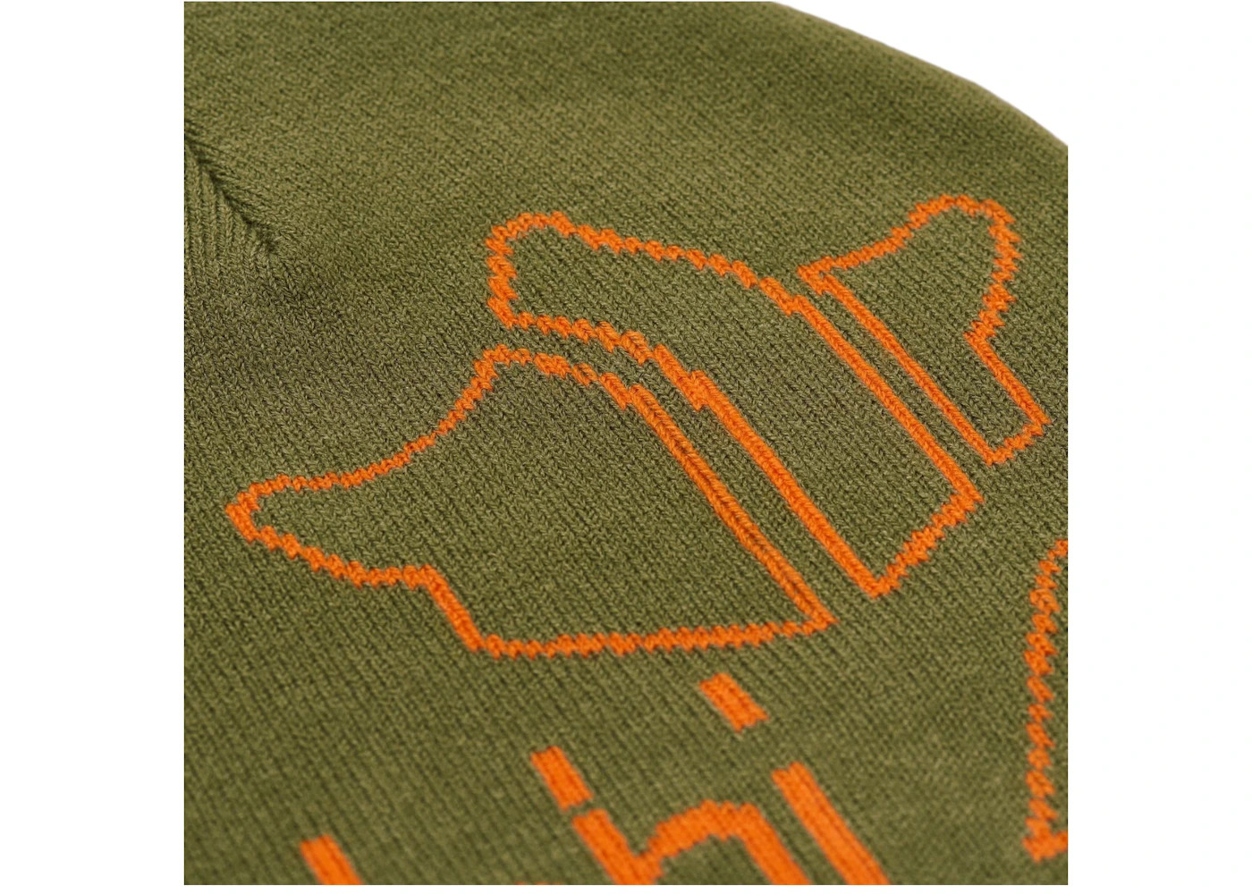 Palace Maharishi No Cuff Beanie Olive - 3