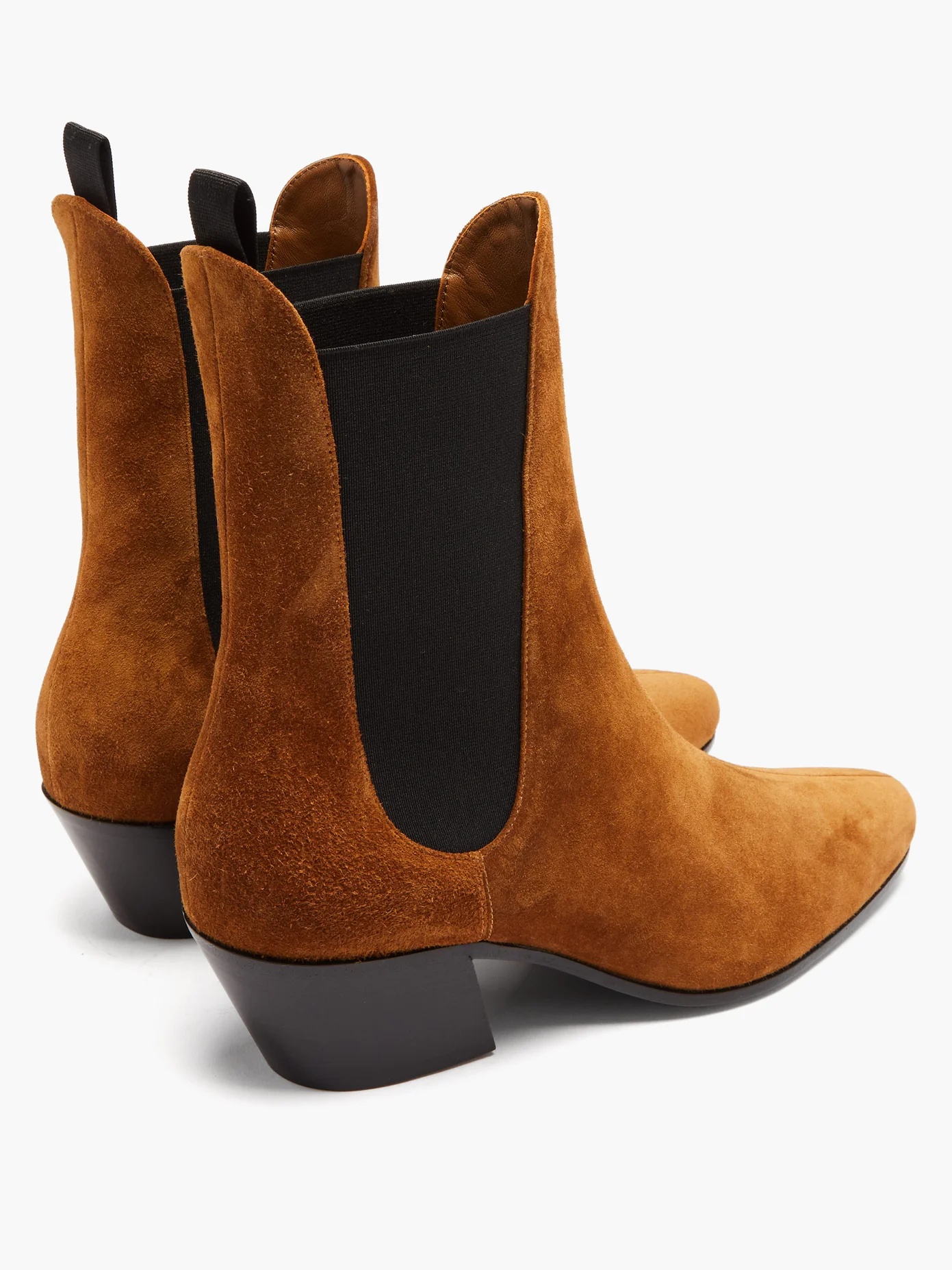 Saratoga suede Chelsea boots - 4