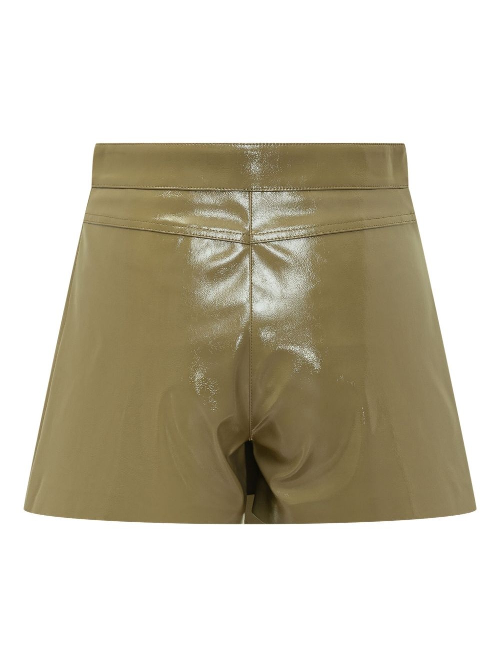 asymmetric patent leather skorts - 3