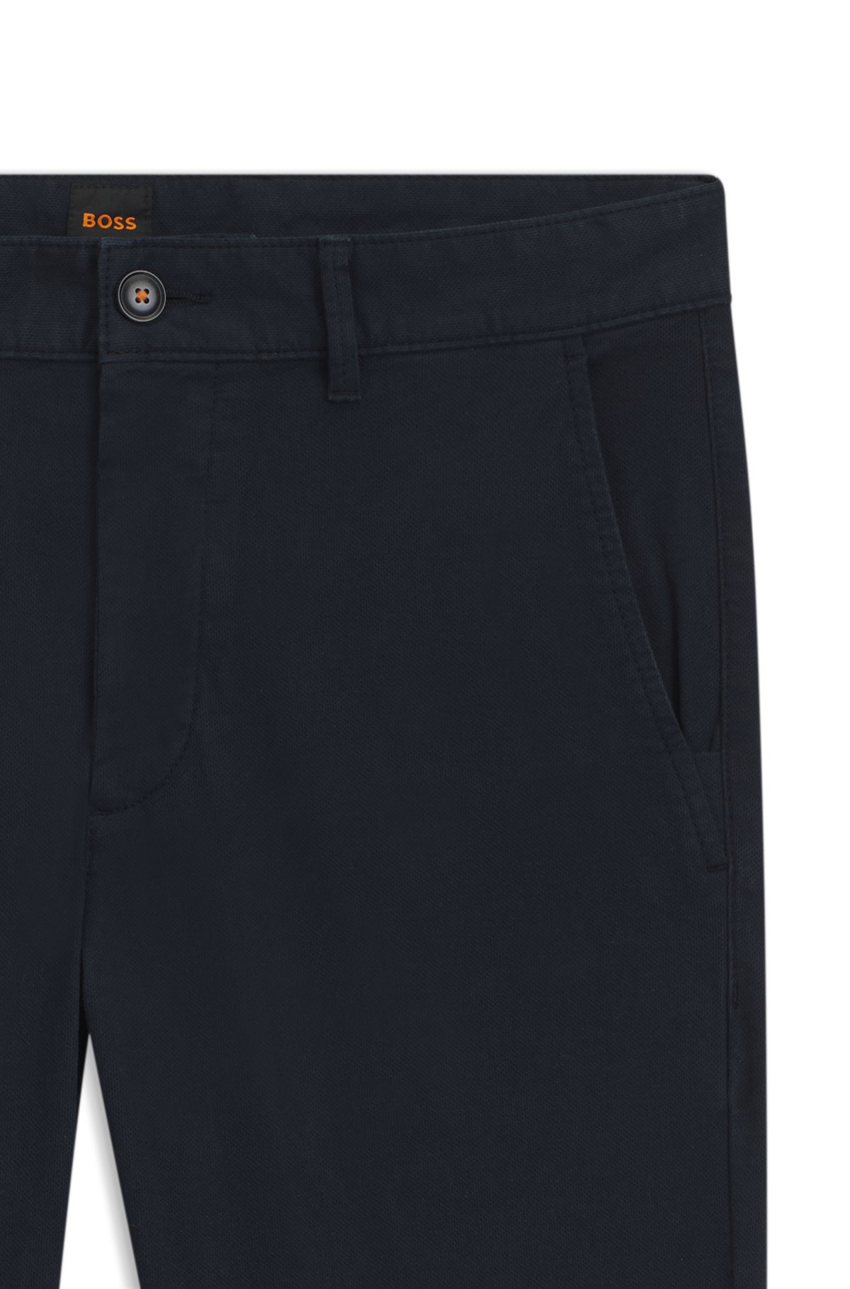 SLIM-FIT PANTS IN STRETCH COTTON - 6