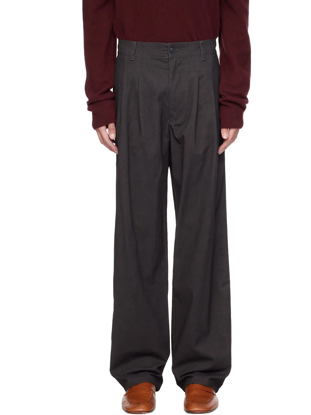 Gray Yostin Trousers - 1