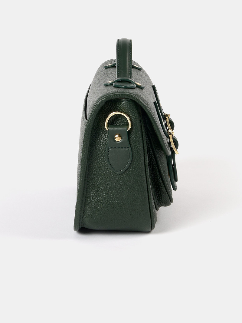 The Soft Satchel - Ivy Calf Grain 4