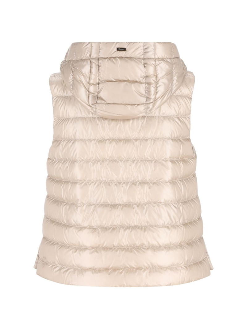 Herno hooded quilted gilet outlook