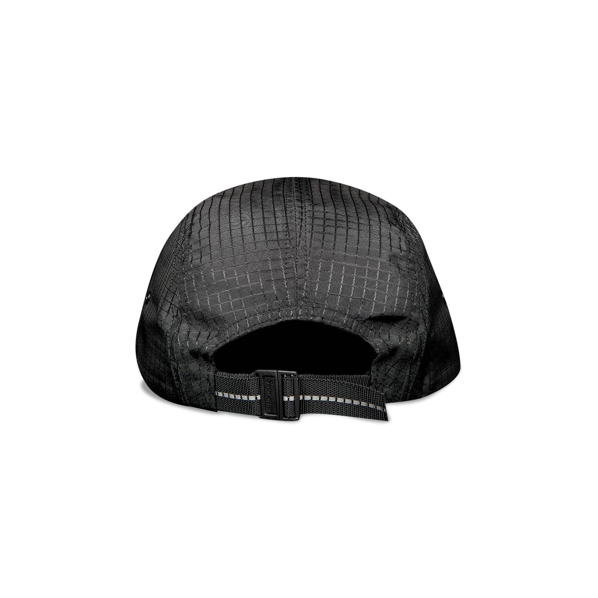 Supreme Camo Ripstop Camp Cap 'Black' - 2