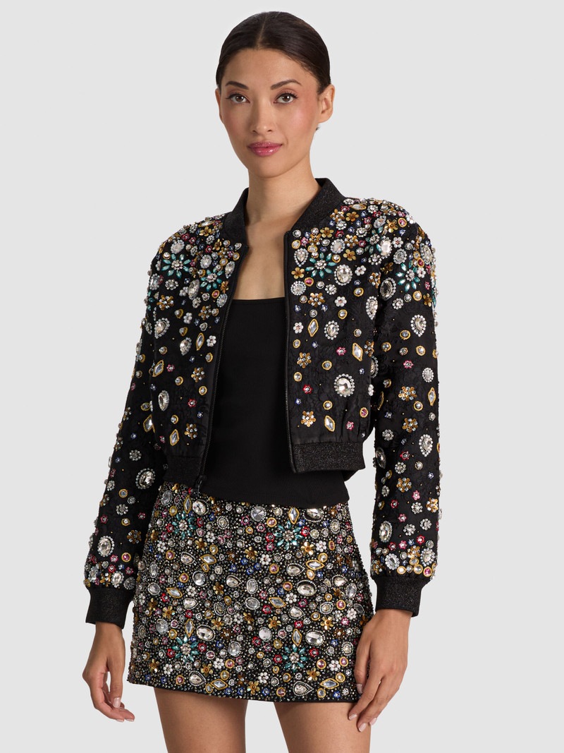 JACKIE EMBELLISHED BOMBER JACKET 2