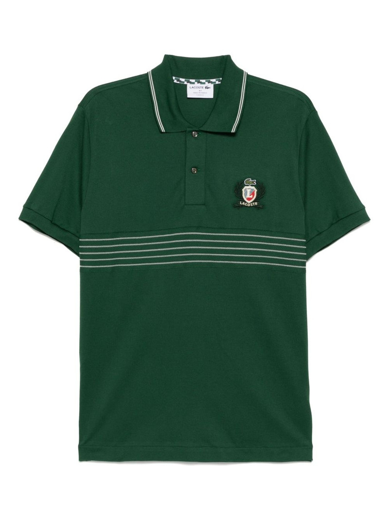 embroidered logo polo shirt 1