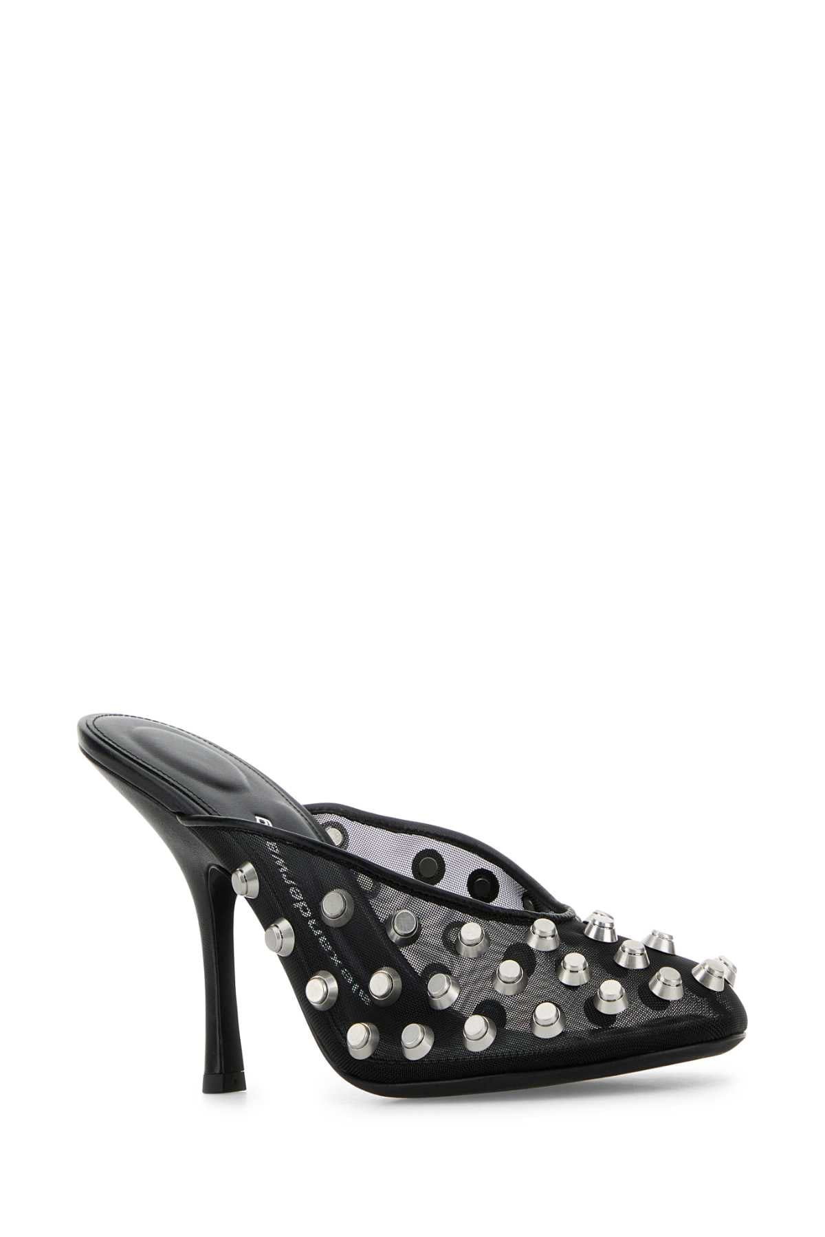 Alexander Wang Women Black Mesh Rhodes 105 Mules - 2