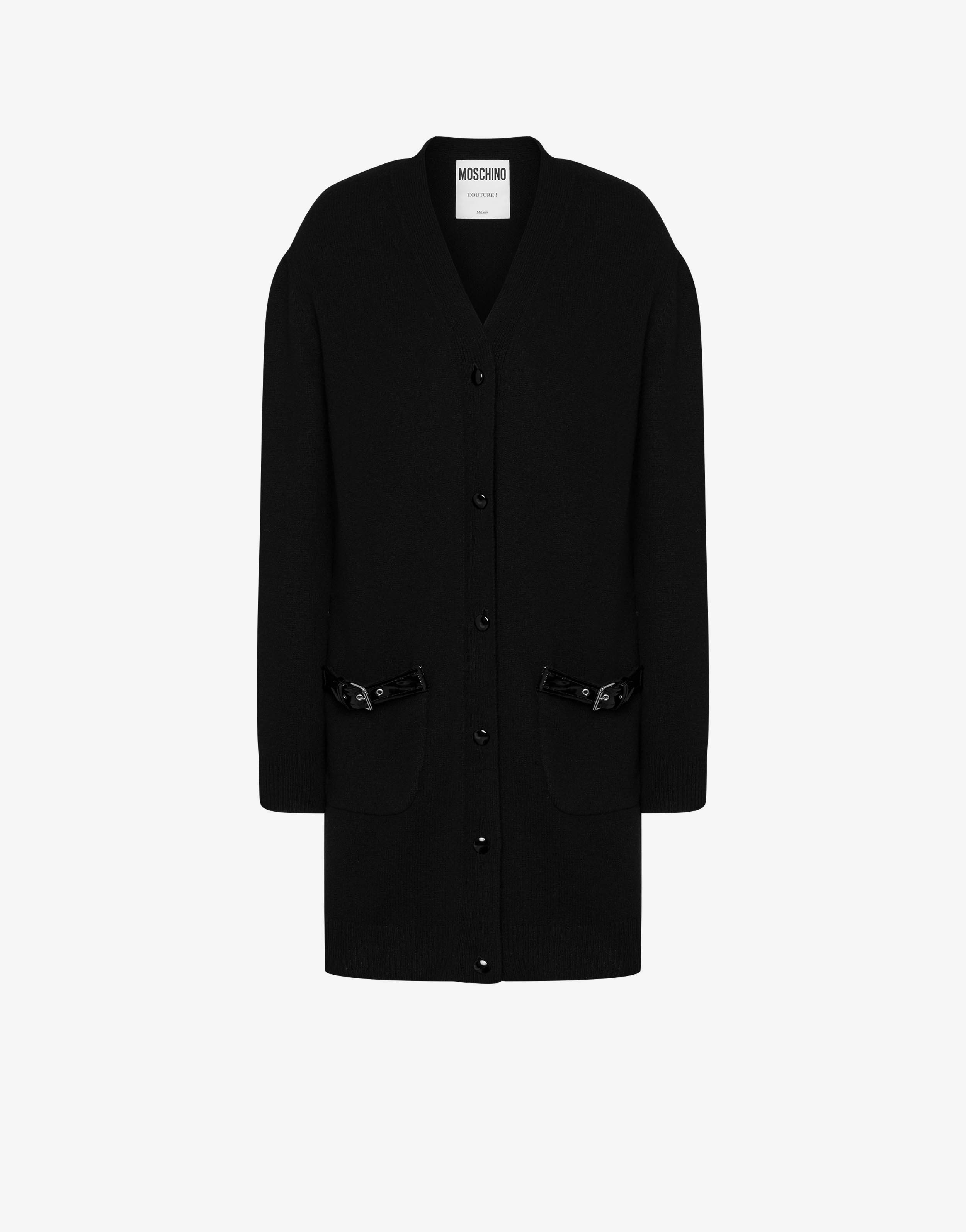 BONDAGE BUCKLE LONG CARDIGAN - 1