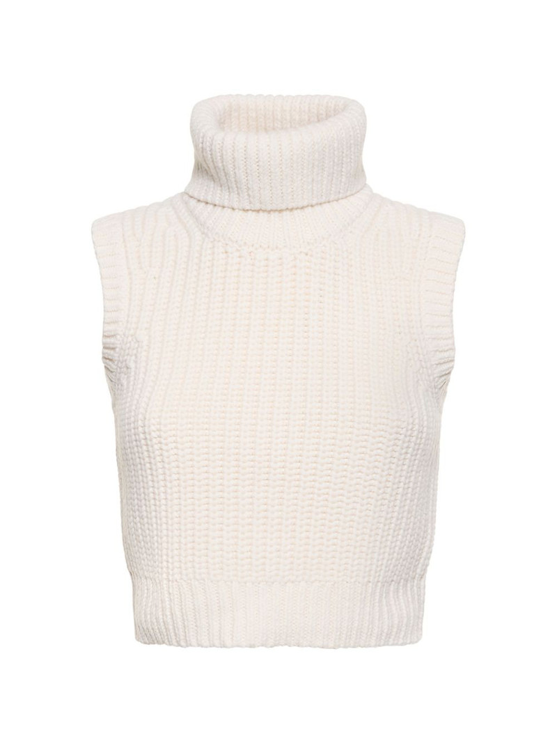 ribbed high-collar vest 1