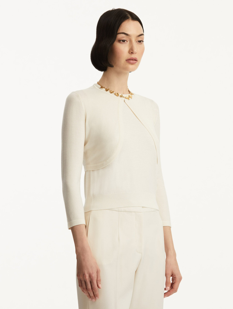 WOOL-BLEND BOLERO 5
