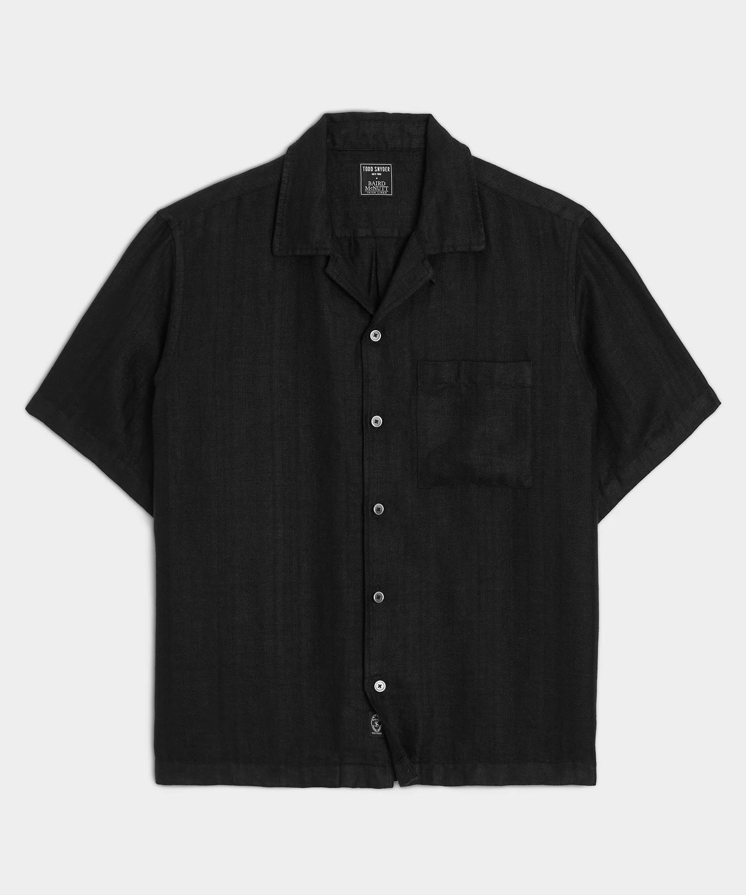 Textured Linen Capri Shirt - 1