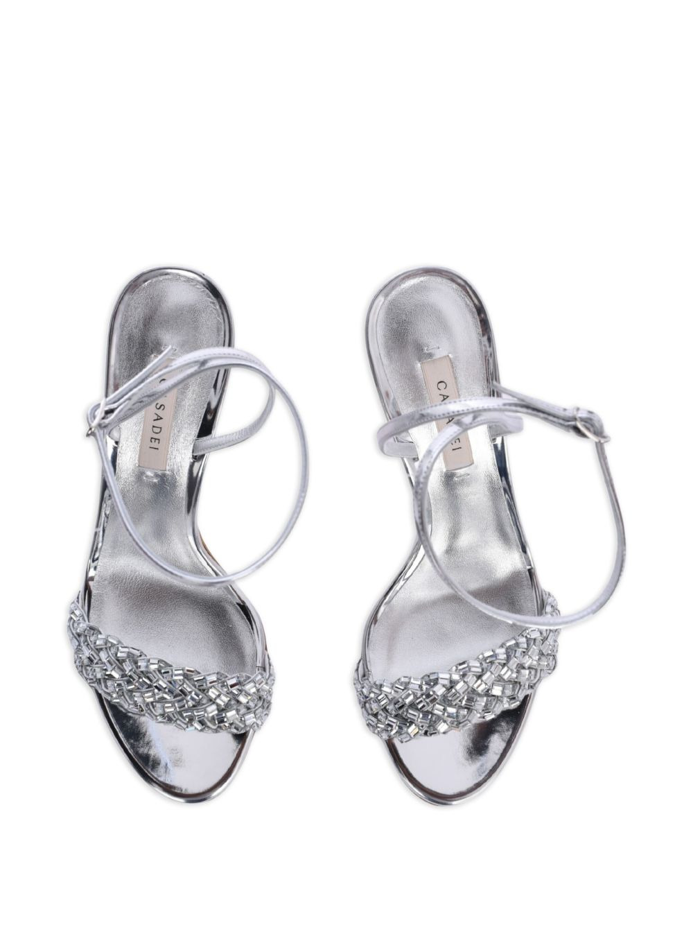 80mm Julia embellished ankle-strap sandals - 4