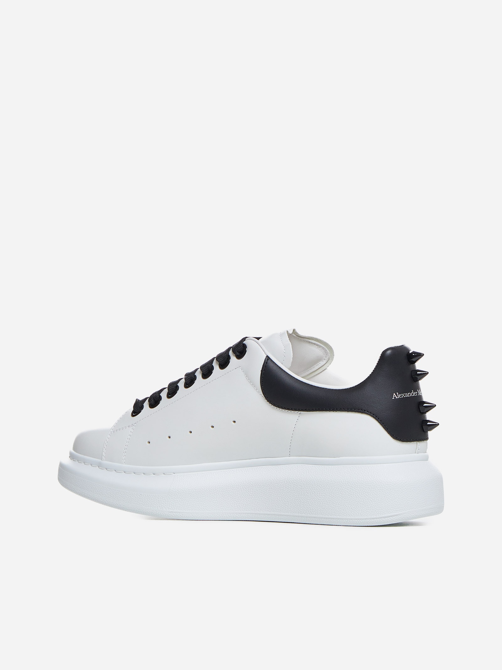 Stud Oversize leather sneakers - 3