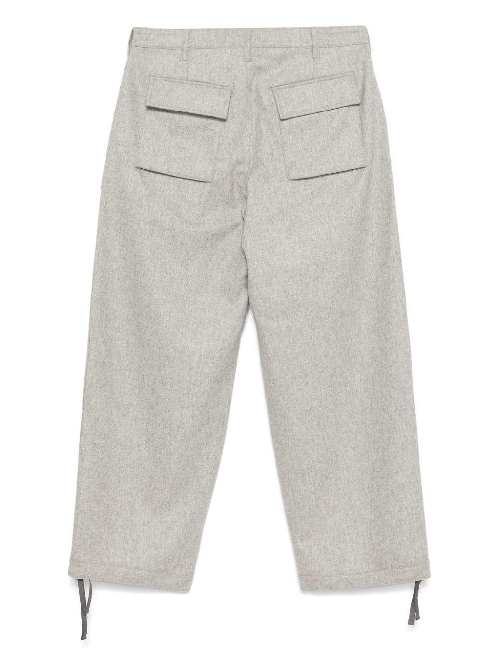 felted-finish trousers - 2