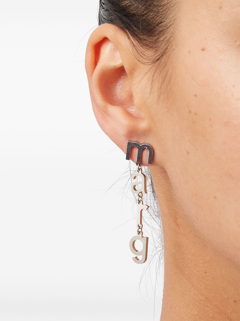 Letter Logo earrings - 2