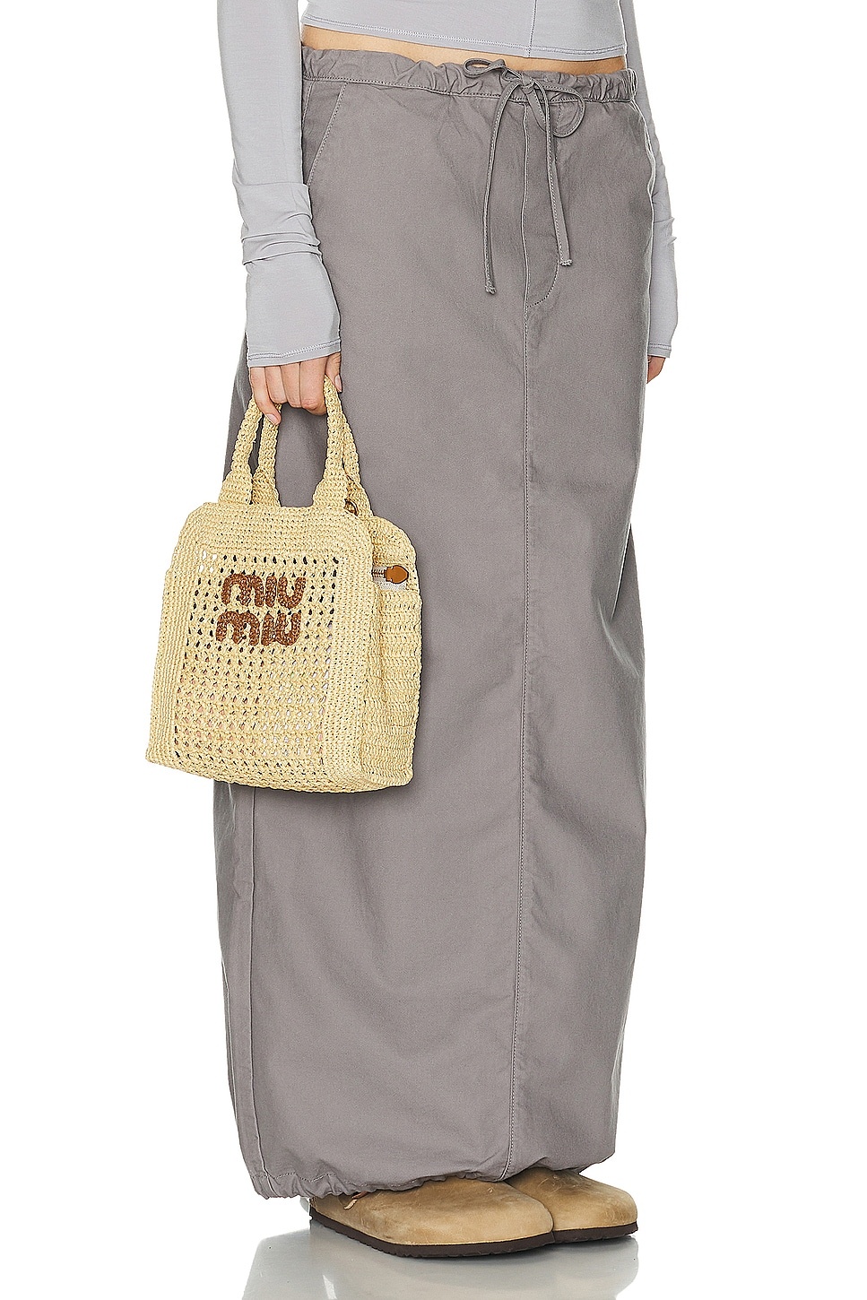 Workwear Drawcord Maxi Skirt - 2