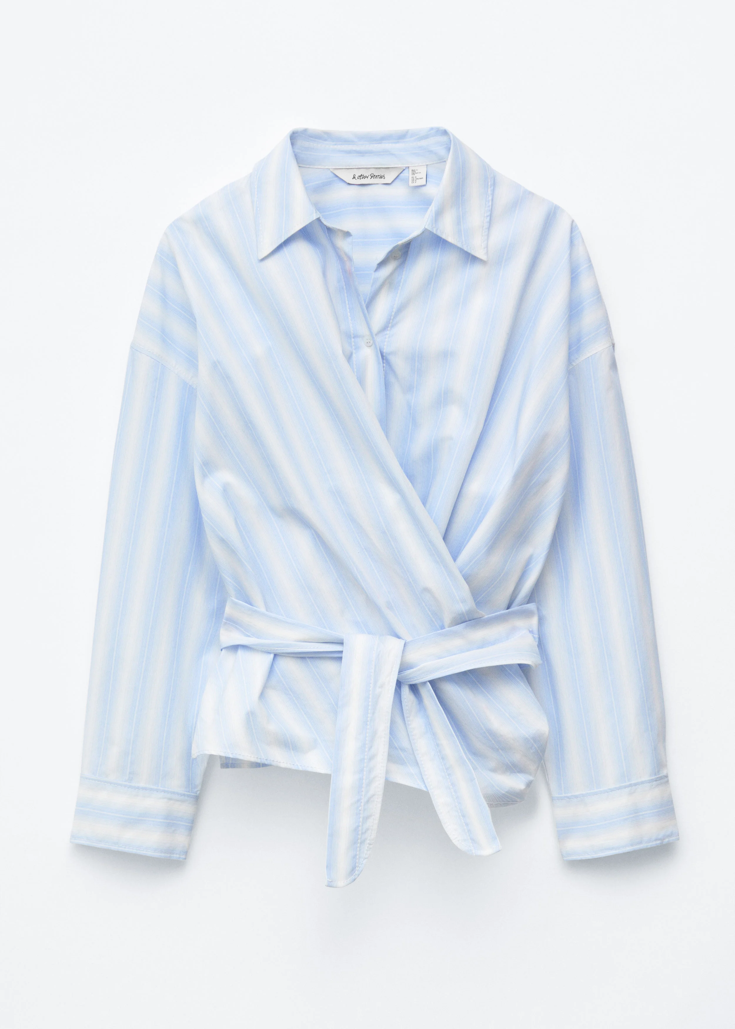 Tie-Waist Cotton Shirt - 1