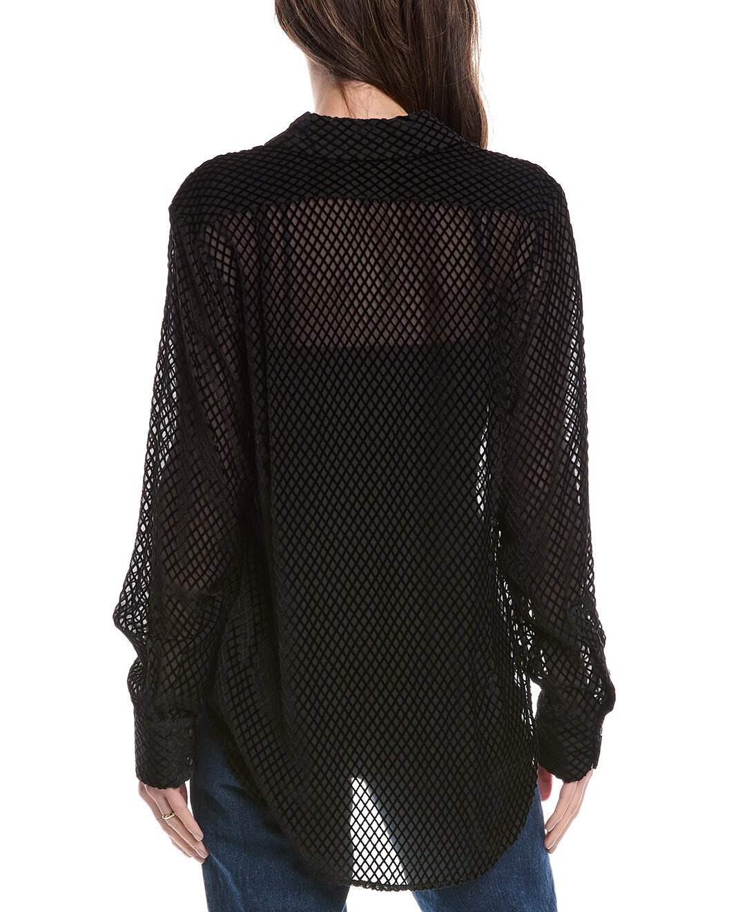 rag & bone Lila Burnout Shirt - 2