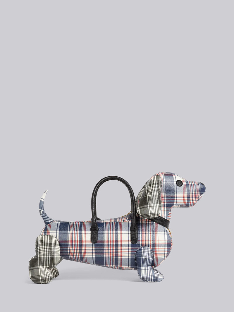 Multicolor Madras Printed Caviar Hector Bag 4