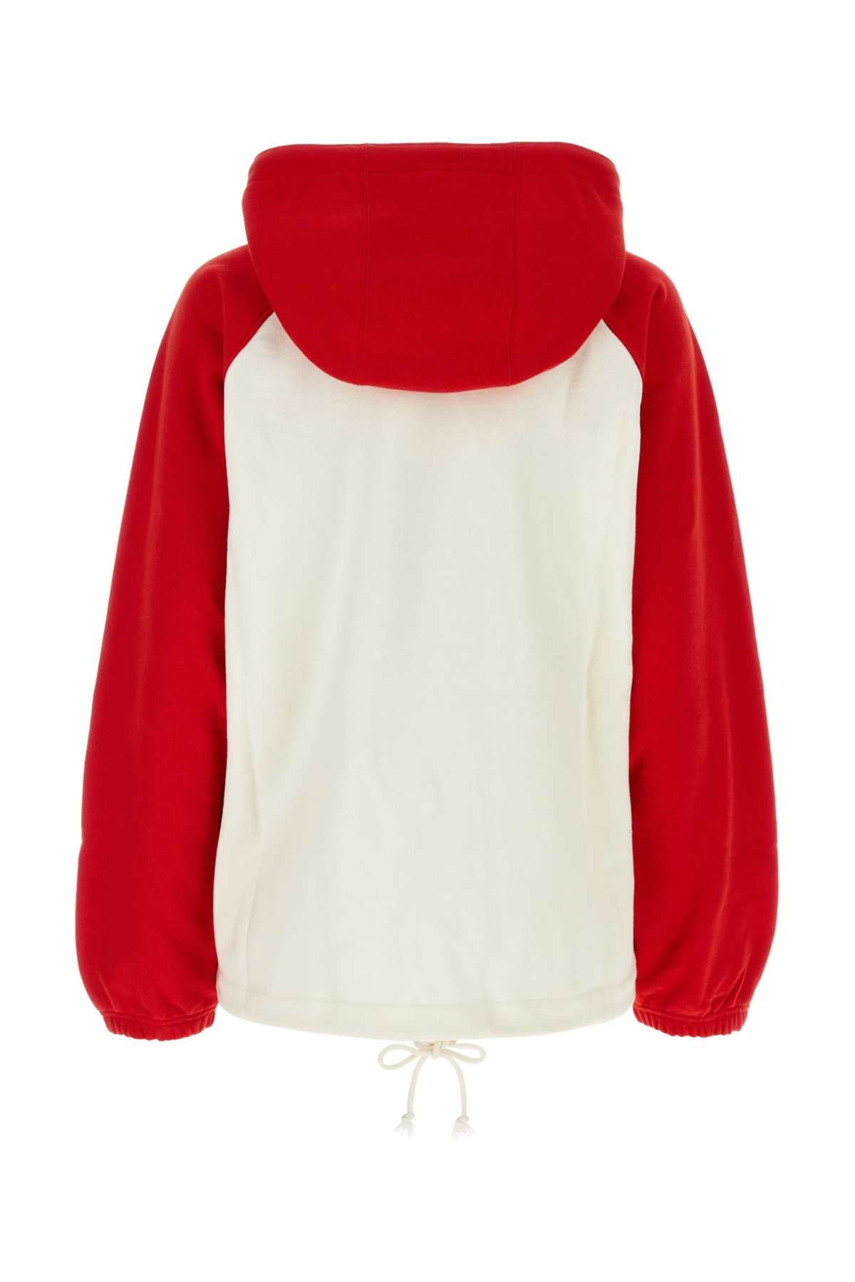 Gucci Women Two-Tone Cotton Oversize Sweatshirt - 2