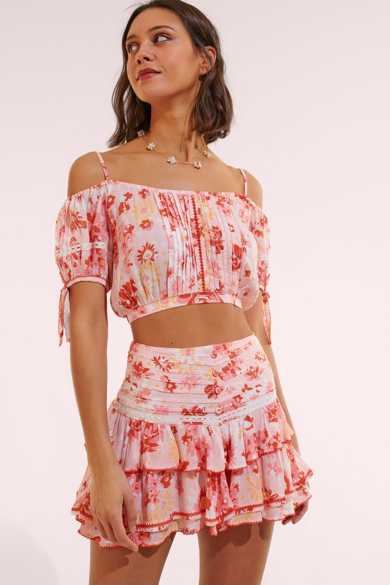 Mini Skirt Alizee - Pink 90'S - 1